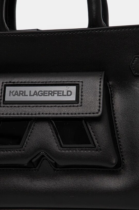 Karl Lagerfeld borsa a mano in pelle nero 246W3055