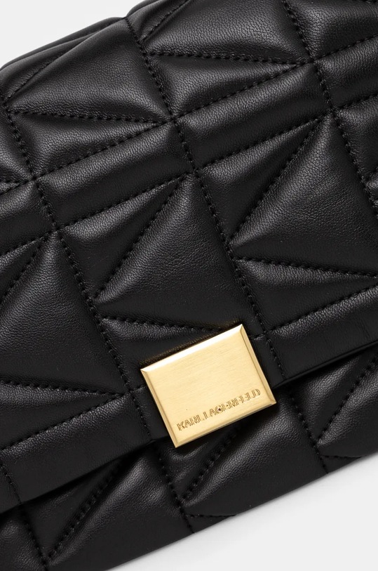 Karl Lagerfeld poseta de piele negru 246W3086