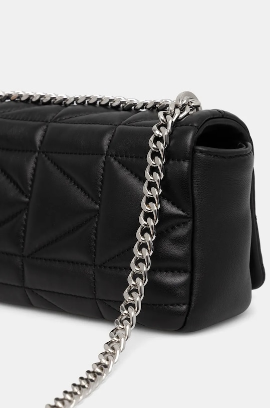 Karl Lagerfeld torebka skórzana czarny 246W3089