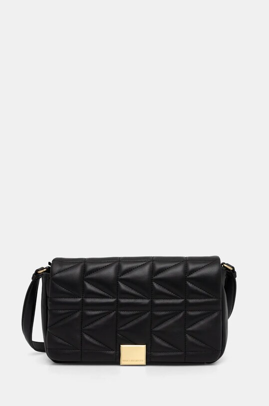 Кожаная сумочка Karl Lagerfeld кожа чёрный 246W3091