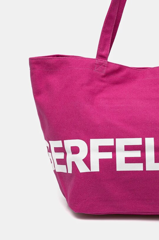 Accesorii Karl Lagerfeld geanta de bumbac 246W3886 roz