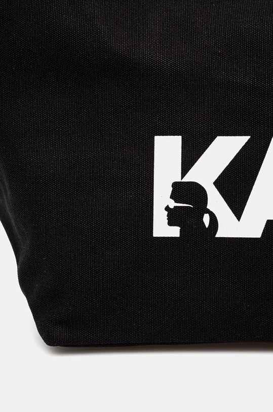 Bavlnená taška Karl Lagerfeld čierna 246W3886