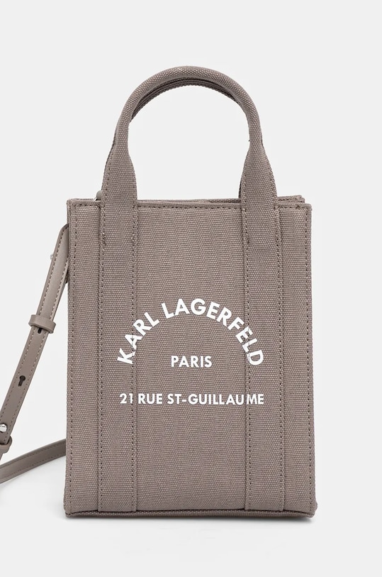 Kabelka Karl Lagerfeld potisk hnědá 246W3890