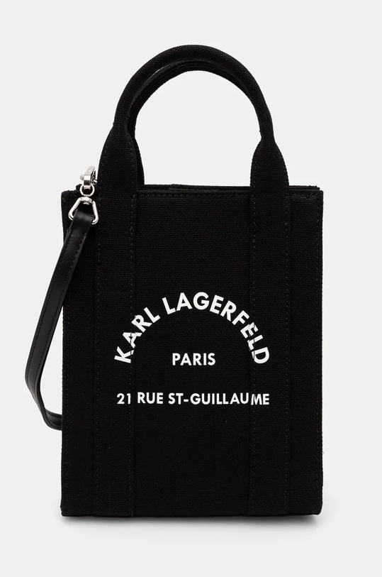 Kabelka Karl Lagerfeld potlač čierna 246W3890