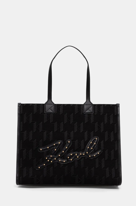 Kabelka Karl Lagerfeld vzorovaný černá 246W3011