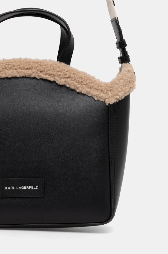 Аксесуари Шкіряна сумочка Karl Lagerfeld 246W3084 чорний