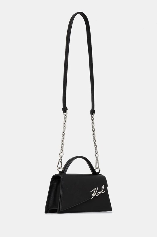 Шкіряна сумочка Karl Lagerfeld 246W3099 чорний AW24