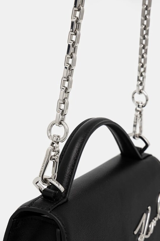 Аксесуари Шкіряна сумочка Karl Lagerfeld 246W3099 чорний