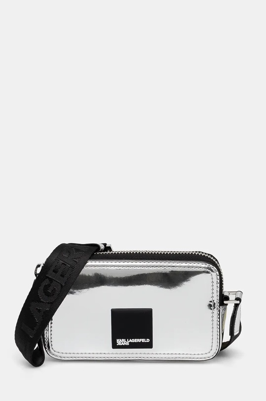 Karl Lagerfeld Jeans torebka nie mieści A4 srebrny 246J3204