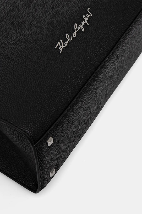 Karl Lagerfeld torebka skórzana 24WW3007 czarny