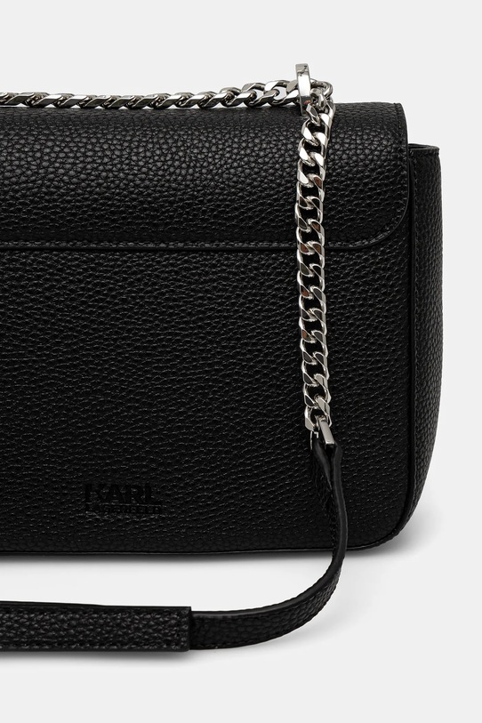 Accesorii Karl Lagerfeld poseta de piele 24WW3050 negru