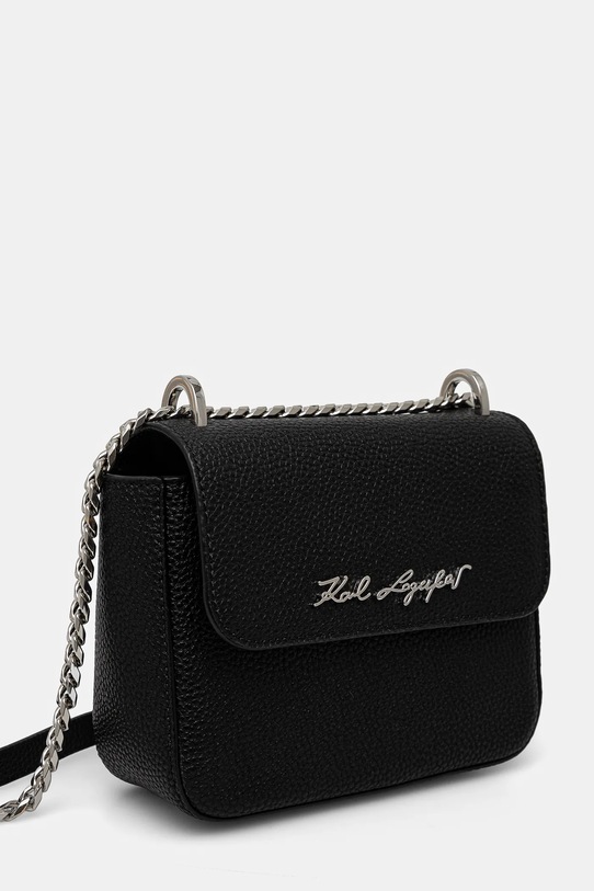 Karl Lagerfeld poseta de piele 24WW3051 negru AW24