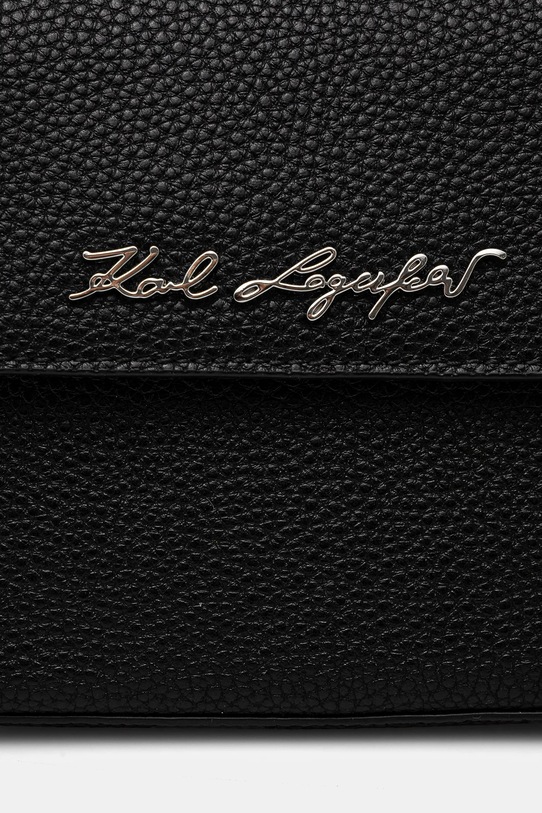 Karl Lagerfeld poseta de piele negru 24WW3051