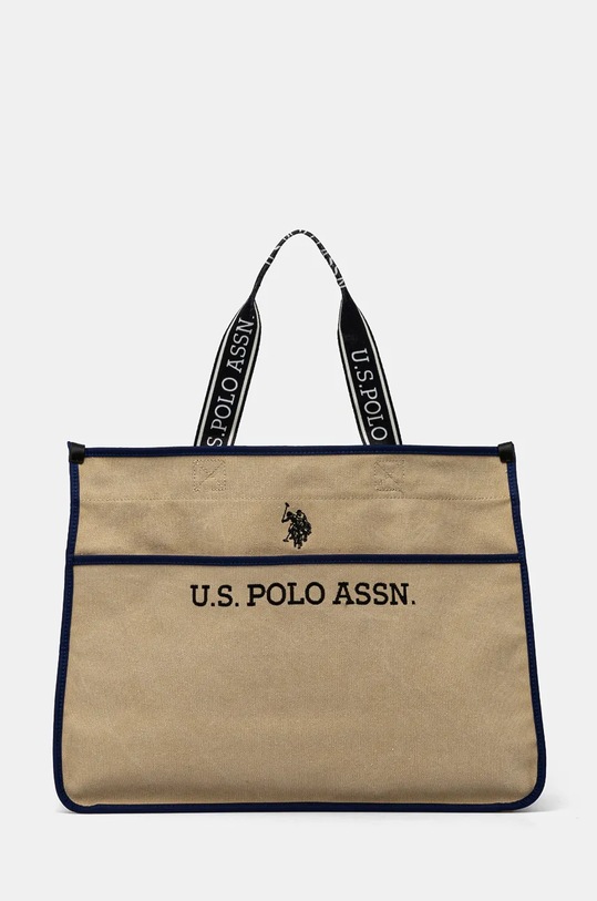 U.S. Polo Assn. torebka tekstylny beżowy BEUHX2831WUY
