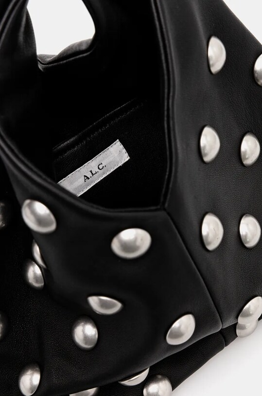 Kožená kabelka A.L.C. HHBTT00097 černá