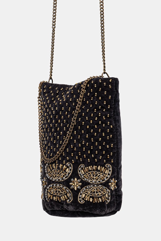 Τσάντα Hoss Intropia υφασμάτινο γκρί 2058010