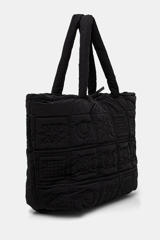 Τσάντα Nanushka SOFT TOTE NU24FWBT12451 μαύρο AW24