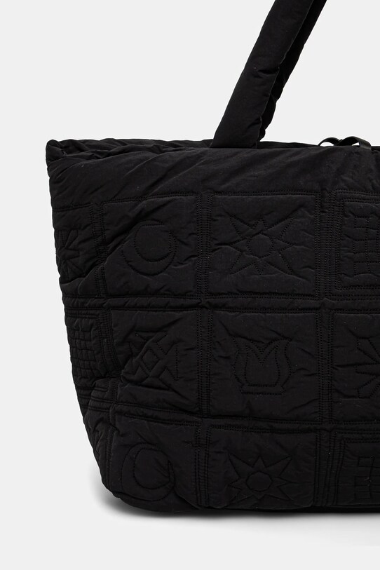 Αξεσουάρ Τσάντα Nanushka SOFT TOTE NU24FWBT12451 μαύρο