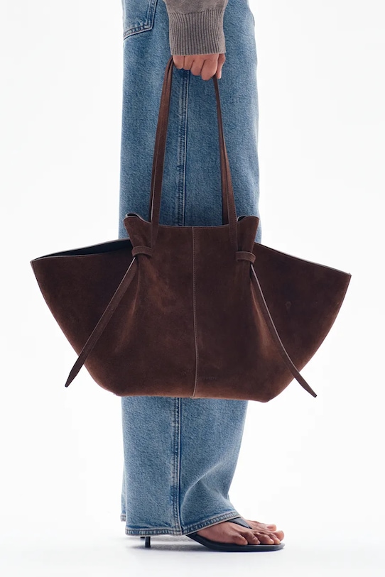 Semišová kabelka Yuzefi LARGE MOCHI YUZAW23.HB.LM.S004