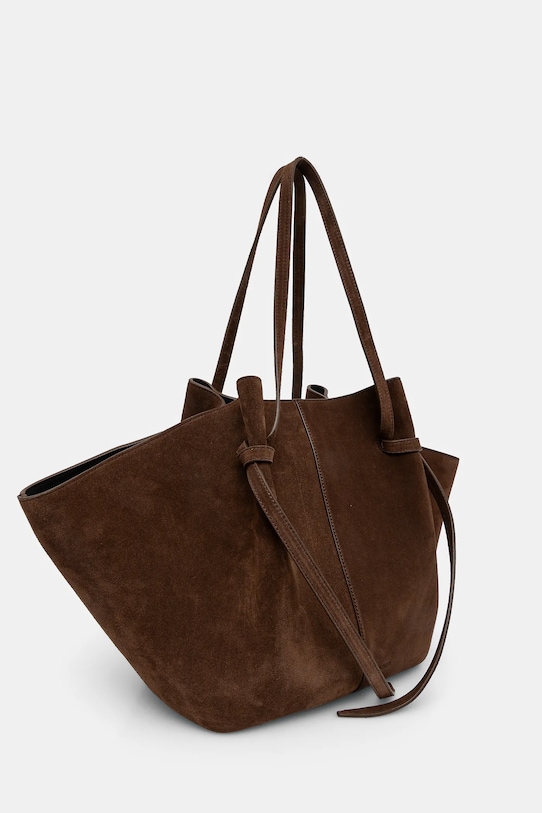 Doplňky Semišová kabelka Yuzefi LARGE MOCHI YUZAW23.HB.LM.S004 hnědá