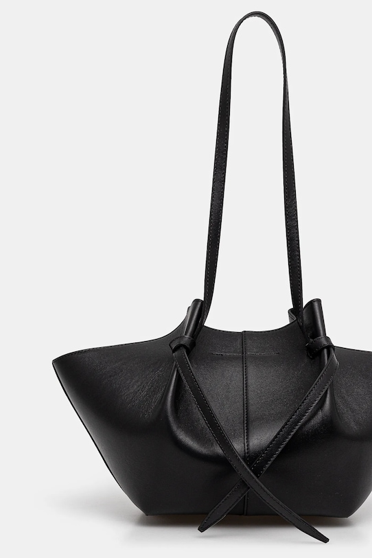 Αξεσουάρ Δερμάτινη τσάντα Yuzefi MOCHI YUZCO.HB.MO.L000 μαύρο