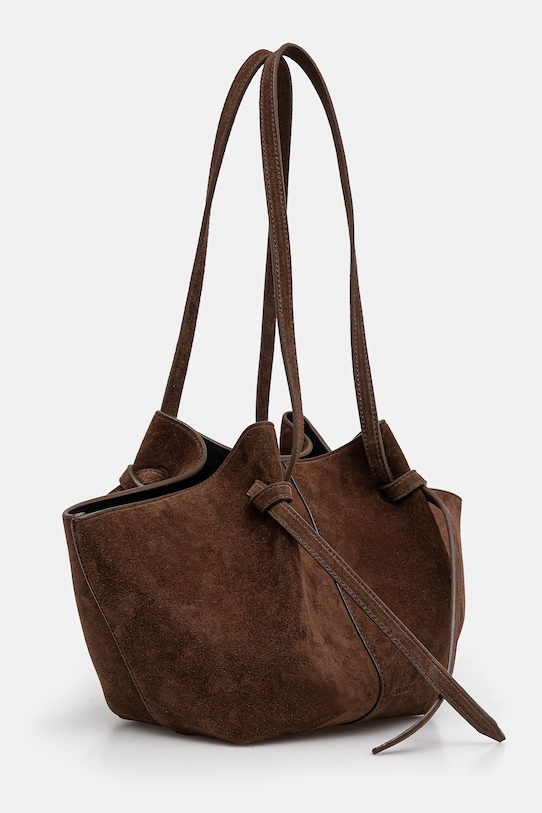 Аксессуары Замшевая сумочка Yuzefi MOCHI YUZCO.HB.MO.S004 коричневый