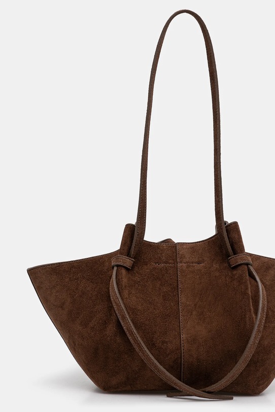 Замшевая сумочка Yuzefi MOCHI коричневый YUZCO.HB.MO.S004