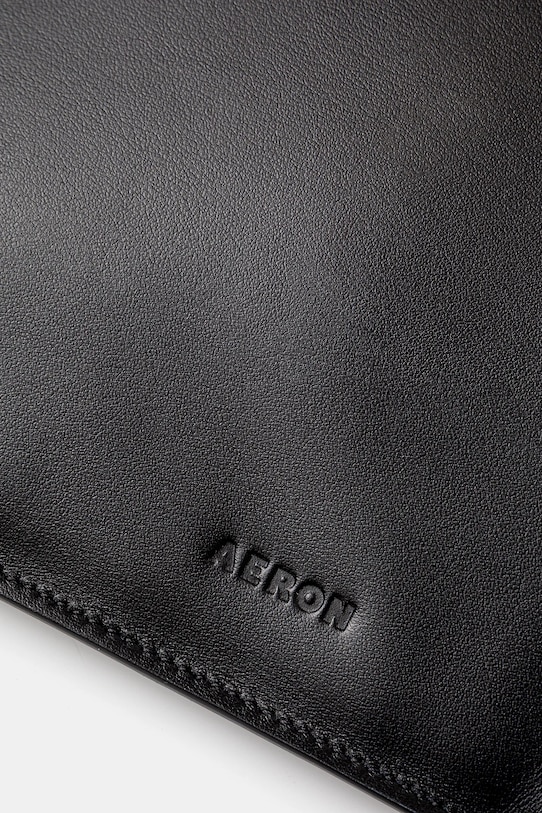 AERON poseta de piele negru BG164919