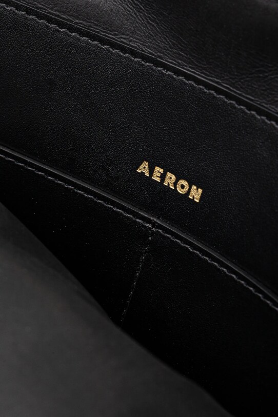 Кожаная сумочка AERON BG164919 чёрный