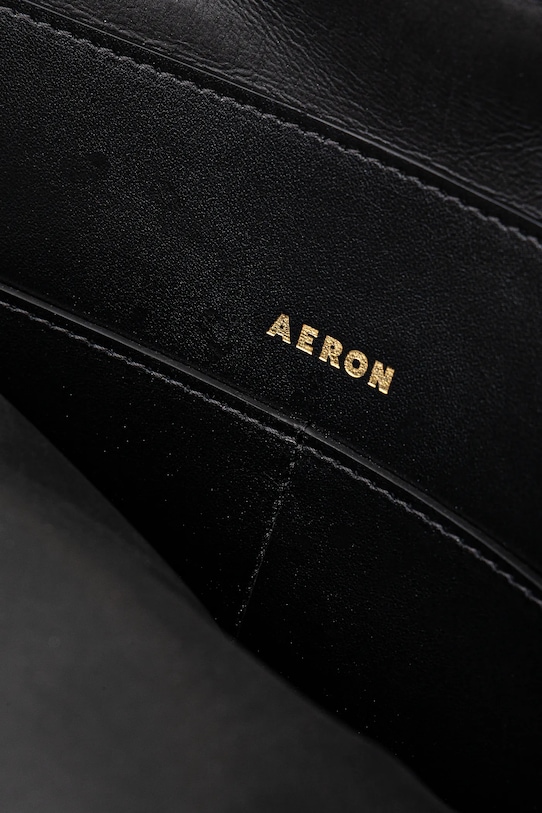 AERON poseta de piele BG164919 negru