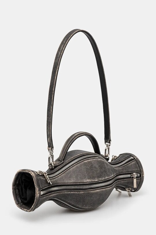 Andersson Bell leather handbag Medium Vaso Bag aaa391w black AW24