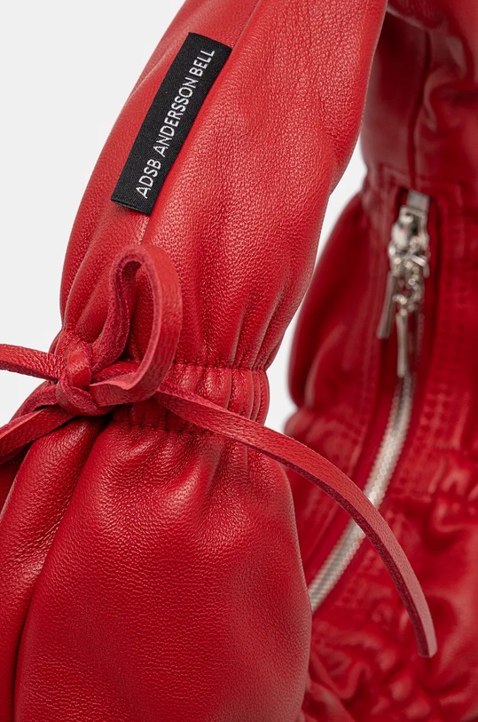 Andersson Bell leather handbag Small Dumpling Leather Bag red aaa400w