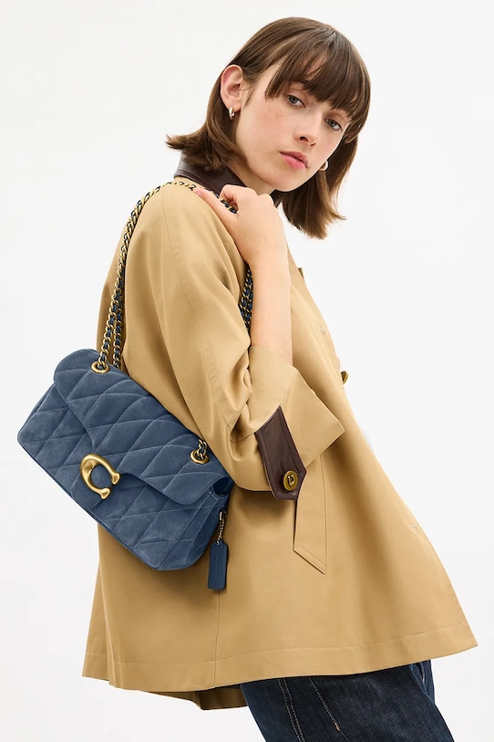 Coach torebka zamszowa Tabby CW620