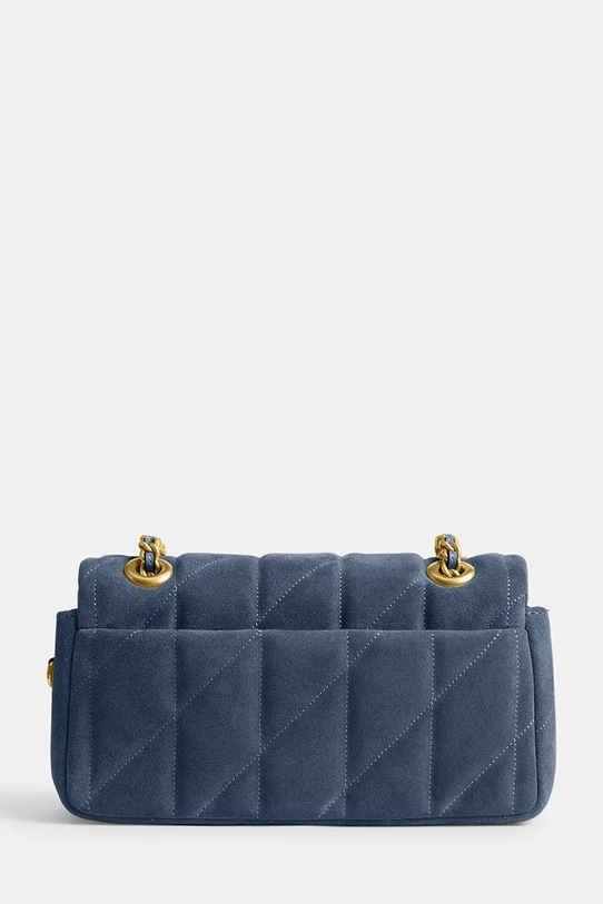 Coach torebka zamszowa Tabby CW626 niebieski SS26