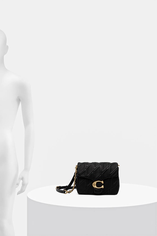 Δερμάτινη τσάντα Coach square tabby CW629