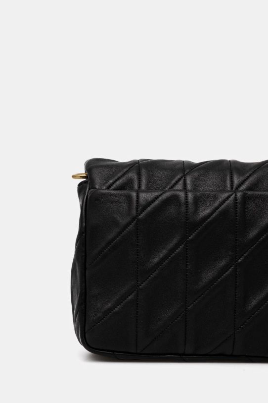 Δερμάτινη τσάντα Coach square tabby μαύρο CW629