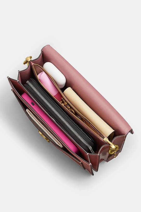 Coach torebka skórzana Tabby CW631 różowy