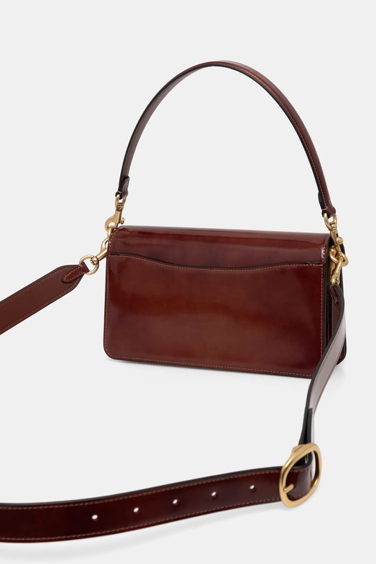 Accesorii Coach poseta de piele Tabby CW631 maro