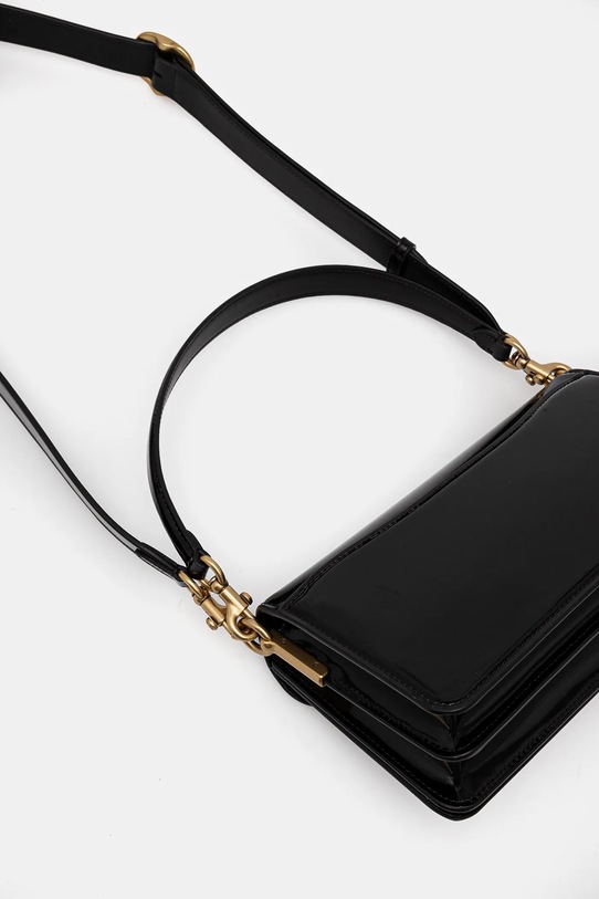 Δερμάτινη τσάντα Coach Tabby CW631 μαύρο