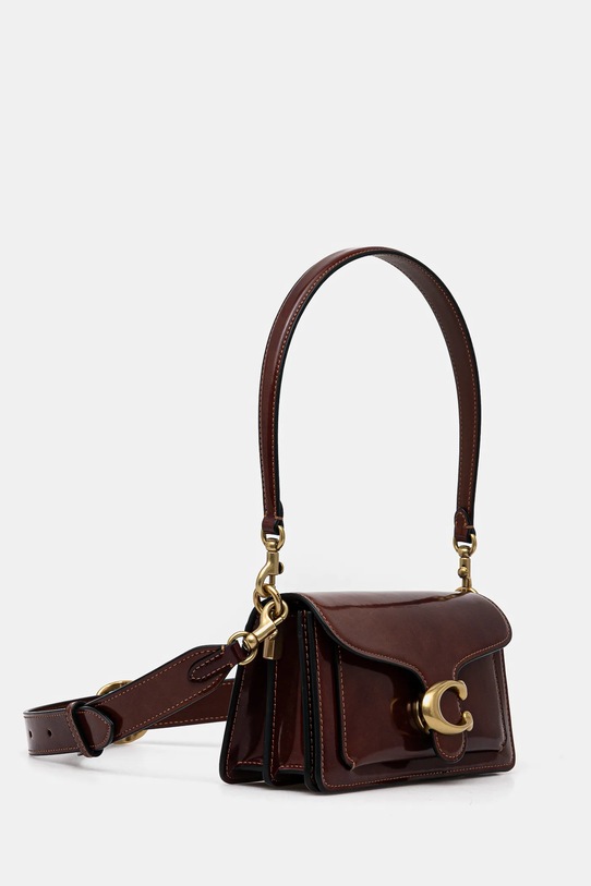 Шкіряна сумочка Coach Tabby CW632 коричневий AW24