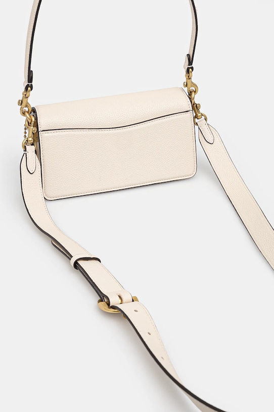 Doplnky Kožená kabelka Coach Tabby CY201 béžová