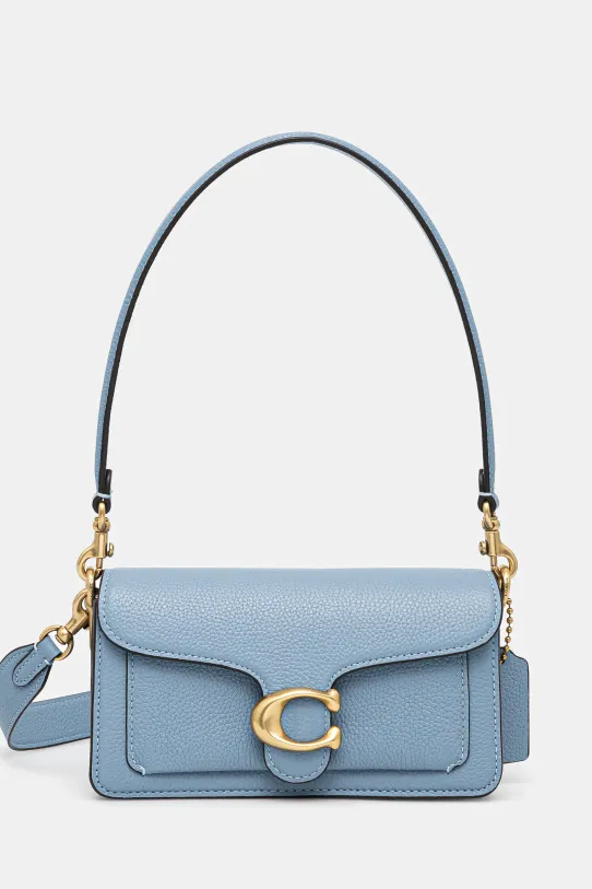 Coach torebka skórzana Tabby skóra licowa niebieski CY201