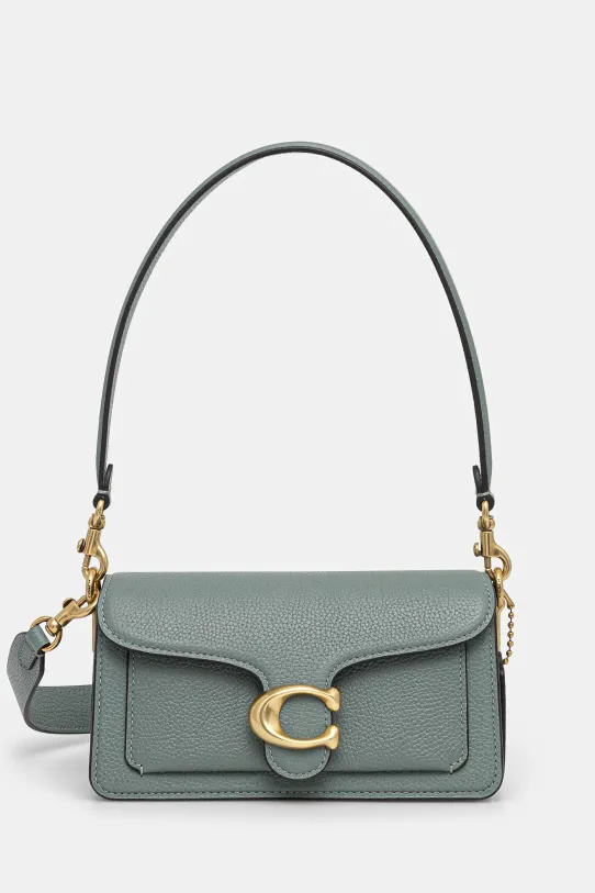Кожаная сумочка Coach Tabby Shoulder Bag 20 кожа зелёный CY201