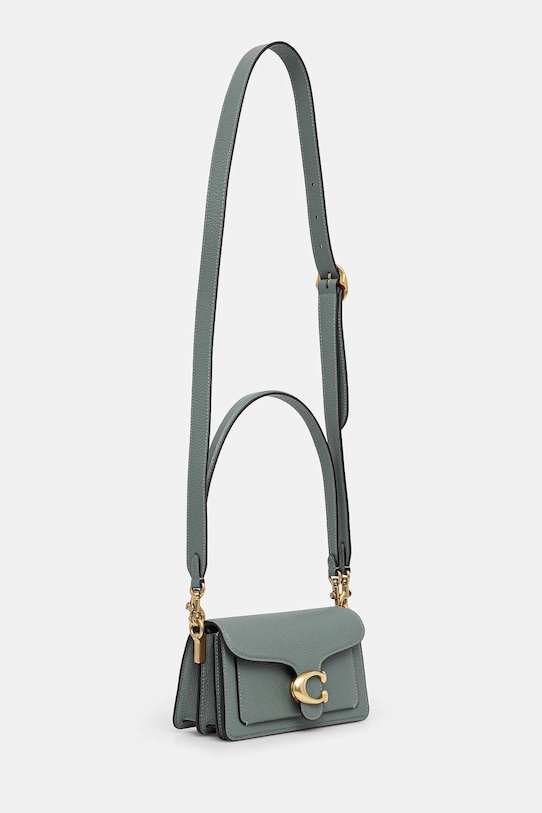 Кожаная сумочка Coach Tabby Shoulder Bag 20 CY201 зелёный SS25