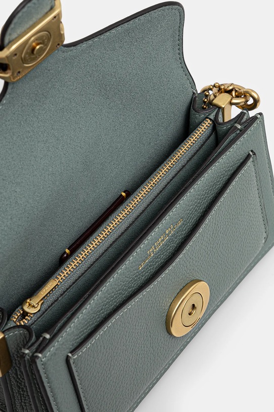 Кожаная сумочка Coach Tabby Shoulder Bag 20 CY201 зелёный