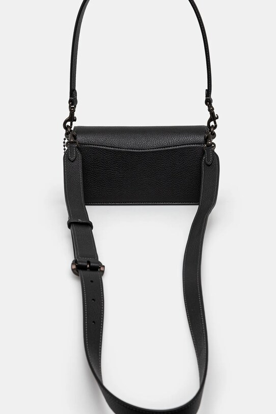 Αξεσουάρ Δερμάτινη τσάντα Coach Tabby CY201 μαύρο