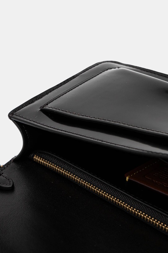 Δερμάτινη τσάντα Coach Tabby CW554 μαύρο