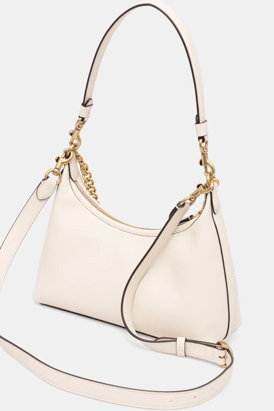 Accesorii Coach poseta de piele Juliet CW640 bej
