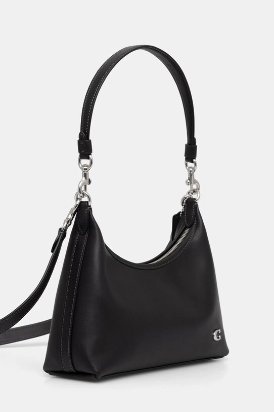 Coach poseta de piele Juliet CW640 negru SS25