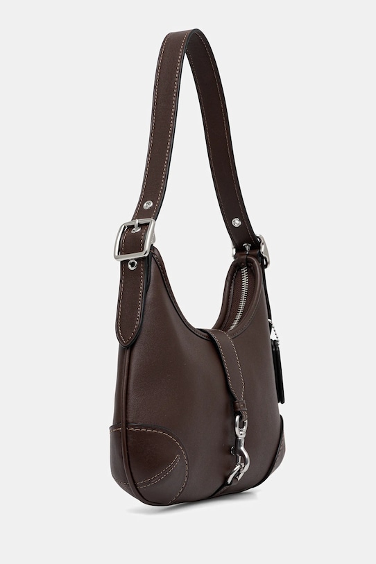 Coach poșetă de piele Hamptons CW642 maro AW25